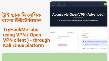 Tryhackme Bangla tutorial | How to connect to TryHackMe labs using VPN ( OpenVPN client )Kali Linux