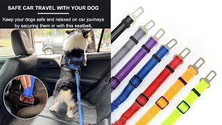HOW TO USE DOG SEAT BELT?