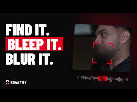 Censor Swearing in Any Video: Find It, Bleep It, Blur It — Redactify
