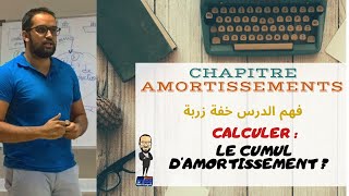 formule d'amortissement cumulé