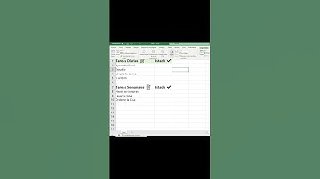 Truco para crear planilla de checklist en Excel