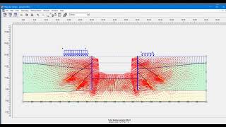 Plaxis 2D 8.2 - Lesson 4: Dry Excavation Using a Tie Back Wall screenshot 4