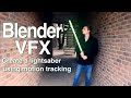 Blender VFX tutorial: Two point motion tracking.