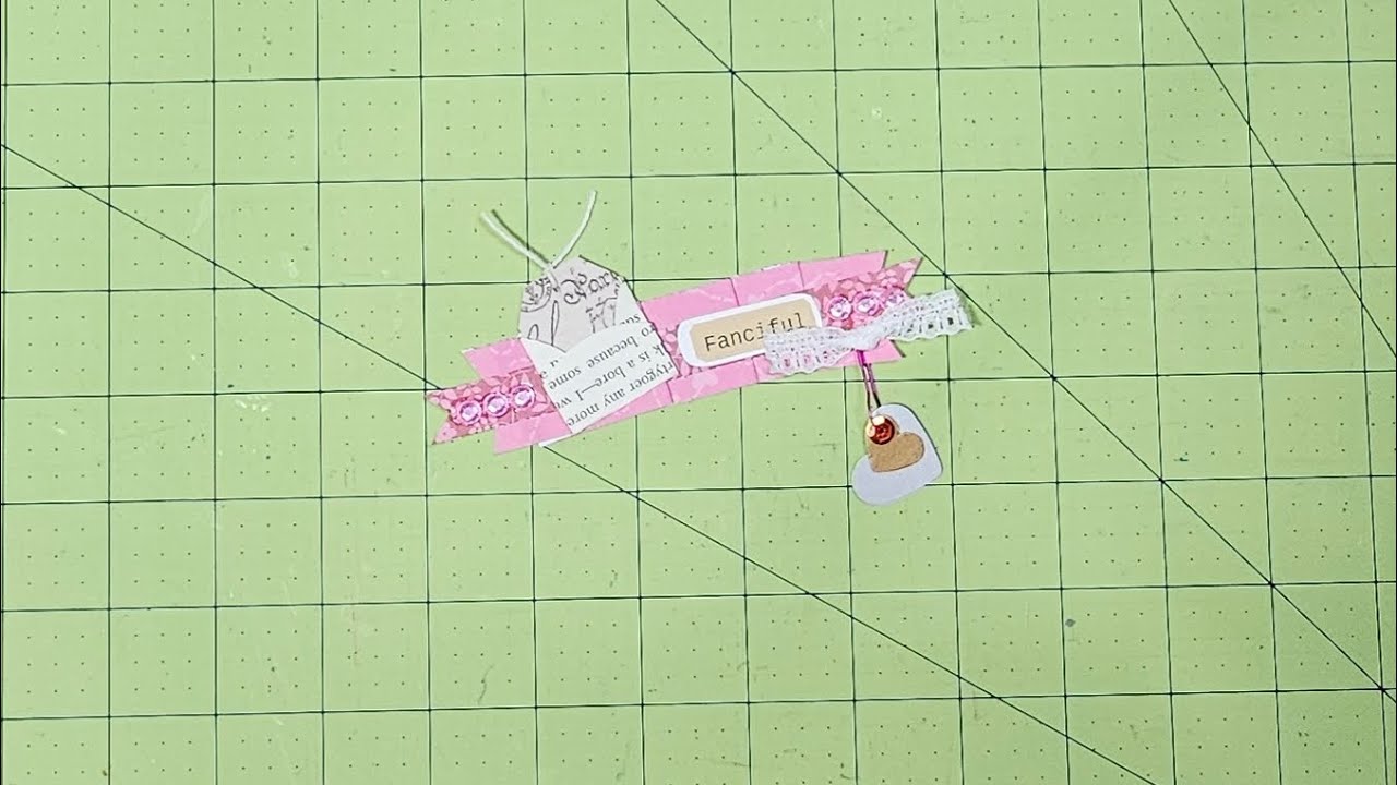 Fold Paper Strip Embellishments With Dangles Inspired by Septeria 18 ...