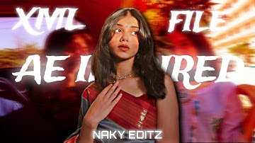 NAINOWALE NE X PEOPLE || AE INSPIRED || ALIGHT MOTION PRESET || NEW TREND|| @BaiohNaky_official