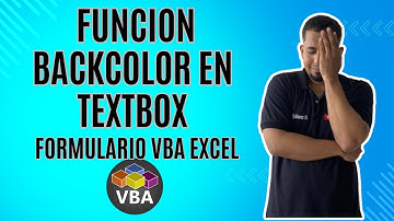 Como Poner Colores en el TextBox con la Funcion BackColor en el Formulario VBA Cap 60 Excel VBA
