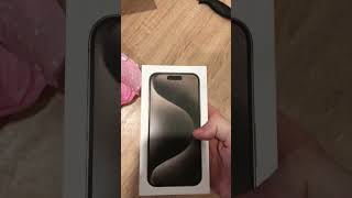 Распаковка iPhone 15 Pro из CDEK.Shopping (версия Гонконг) | Отзыв СДЕК Шоппинг