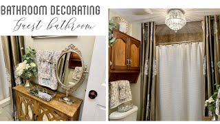 BATHROOM DECORATING IDEAS/GUEST BATH REFRESH