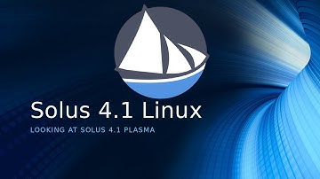 Solus 4.1 Plasma