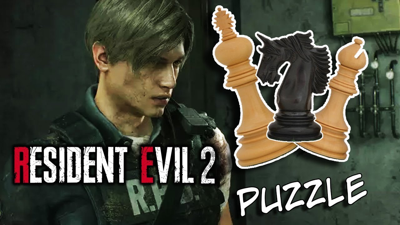 SOLUÇÃO PARA O PUZZLE DAS PEÇAS DE XADREZ - RESIDENT EVIL 2 