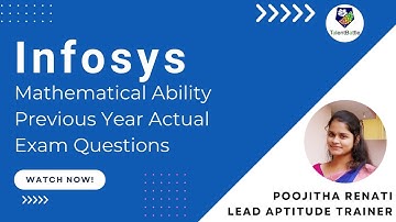 Infosys Mathematical Ability Questions 2023 | Previous Year Infosys Exam Questions