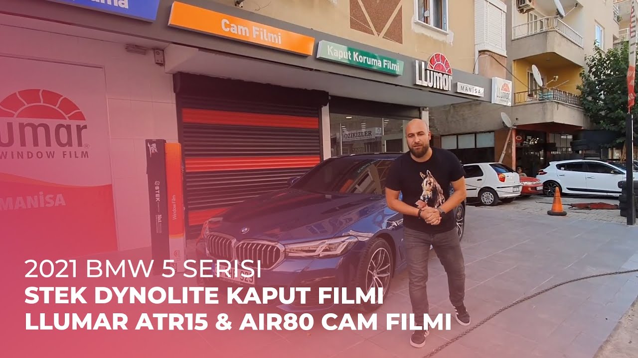 2021 BMW 5 Serisi // Stek DYNOlite Kaput Filmi, LLumar ATR15 & Air80 Cam Filmi #birlikoto