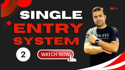 Accounts from incomplete records | Single Entry system | Part -2 | Problem and solution | #bcom #ca