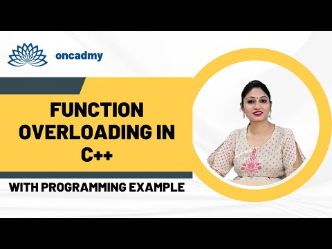 Function Overloading in C++ #oncadmy #C++tutorial