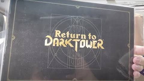 Return to Dark Tower part 1 - Player card lamination experiment - Restoration Games