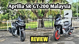 Aprilia SR GT 200 Malaysia | REVIEW