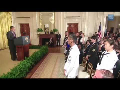Service Members Become American Citizens at the White House