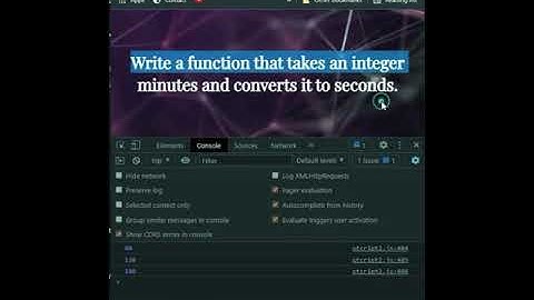 #shorts #Programming converting minutes into seconds  in javascript
