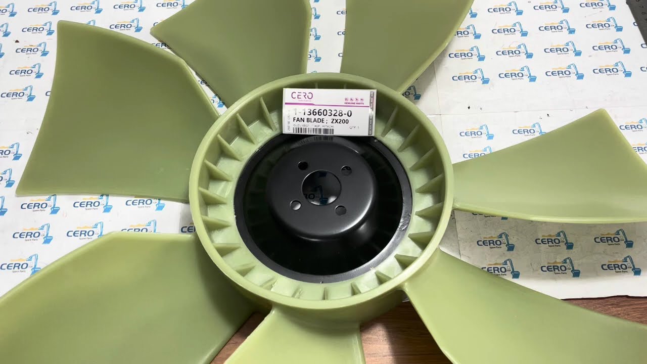 FAN BLADE COOLING FAN 1-13660328-0 HITACHI ZX200 ZAXIS200 MOTOR