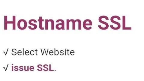 How to install Host Name (SSL access CyberPanel) SSL on Cyberpanel panel