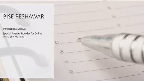 BISEP E-Marking - A step by Step Training Video ||Frontier Tech