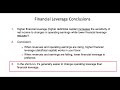 Operating  financial leverage