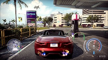Need for Speed Heat - Jaguar F-Type R Convertible 2019 - Open World Free Roam Gameplay HD