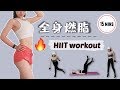 15分钟超燃脂全身HIIT训练 | 无器械新手友好