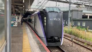 【S108編成】E353系長モトS108編成 JR中央線特急あずさ3号松本行き 立川駅発車