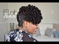 | 103 | Simple Flat Twist Updo on Natural Hair