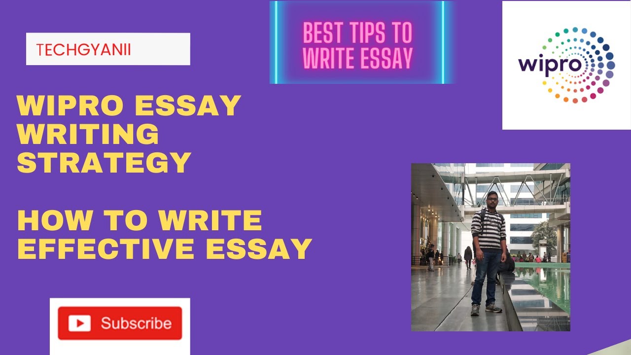 how to write essay in wipro exam