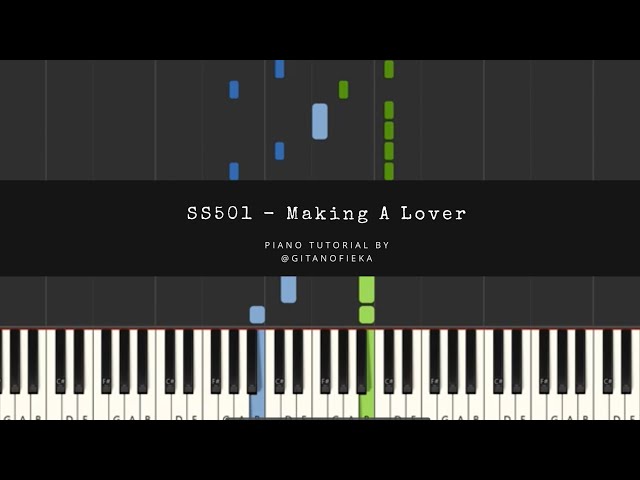 SS501 - Making A Lover Sesange Sorijilleo I Love You Piano Tutorial | Sheet Music | Tiktok Song class=