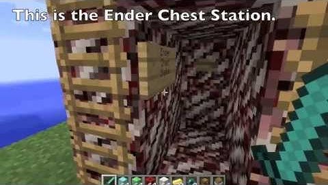 Ender Chests with Hoppers!