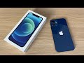 Je dballe liphone 12 en bleu  unboxing