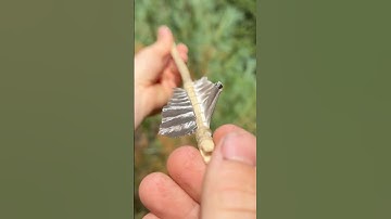 Primitive Hunting Arrows, part 2 #outdoors #camping #hunting #archery #survival #traditional