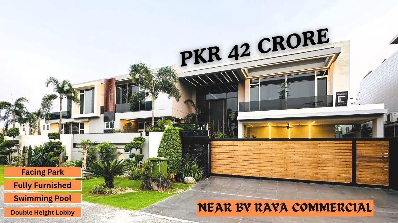 Facing Park | Near Raya | 2 Kanal Fully Furnished with Swimming Pool 