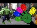 Finger Family Hulk Dancing Prank Nursery Rhyme Song For Children Daddy Finger Where are you?