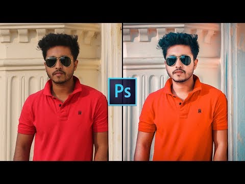 Photo Retouching and color grading Photoshop Tutorials - skin Retouching Technic