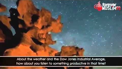 The Balance Between Deen and Dunya - Nouman Ali Khan