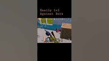 Easily 1v3 Clutch against bots in Pubg mobile 🔥💯😎 #Shorts