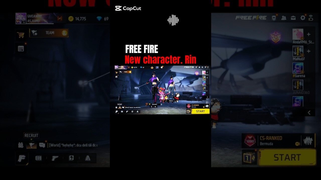 Free Fire new character rin.After ob50 update character rin.about it ability .