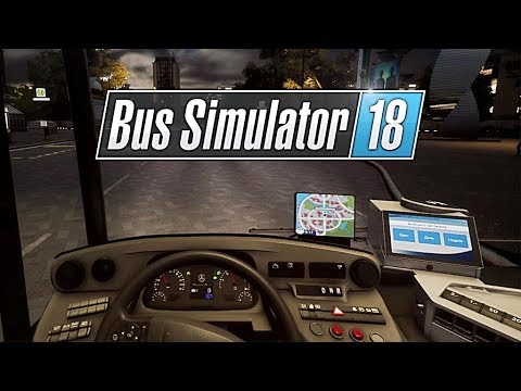 НОЧНАЯ СМЕНА - Bus Simulator 18 [#2]