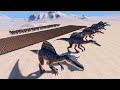 MEDIEVAL ARMY vs DINO ARMY | UEBS Mod