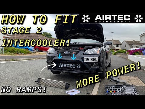 AIRTEC INTERCOOLER INSTALL | MK2 FOCUS ST225 - YouTube