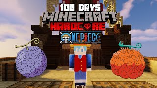 MÌNH SINH TỒN 100 NGÀY TRONG MINECRAFT ONE PIECE SIÊU KHÓ !!