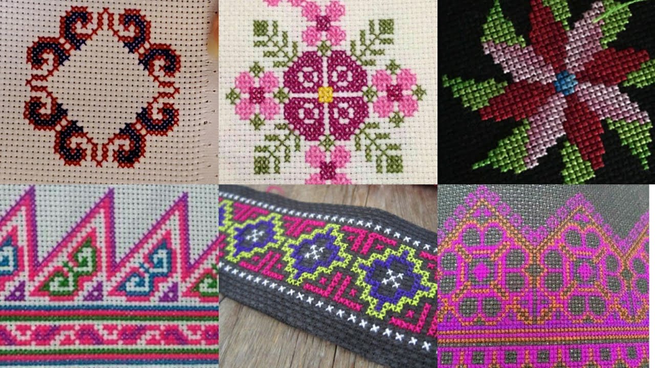 paj ntaub tawm tshiab cross stitch 12.27.2020 - YouTube