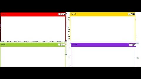 Alterar a Cor do Formulário - Visual Studio V.NET