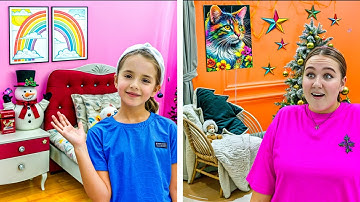 Ruby and Bonnie Sis vs Sis Best Room Challenge