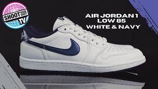 Air Jordan 1 Low 85 “Metallic Blue” White & Navy! Back from 1985!