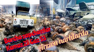 Barcha turdagi afto zapchaslar / Kamaz Zil Gaz 53